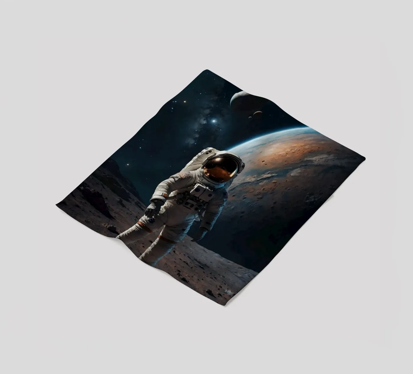 Exolune Fleecedecke von Stellar Dream Art