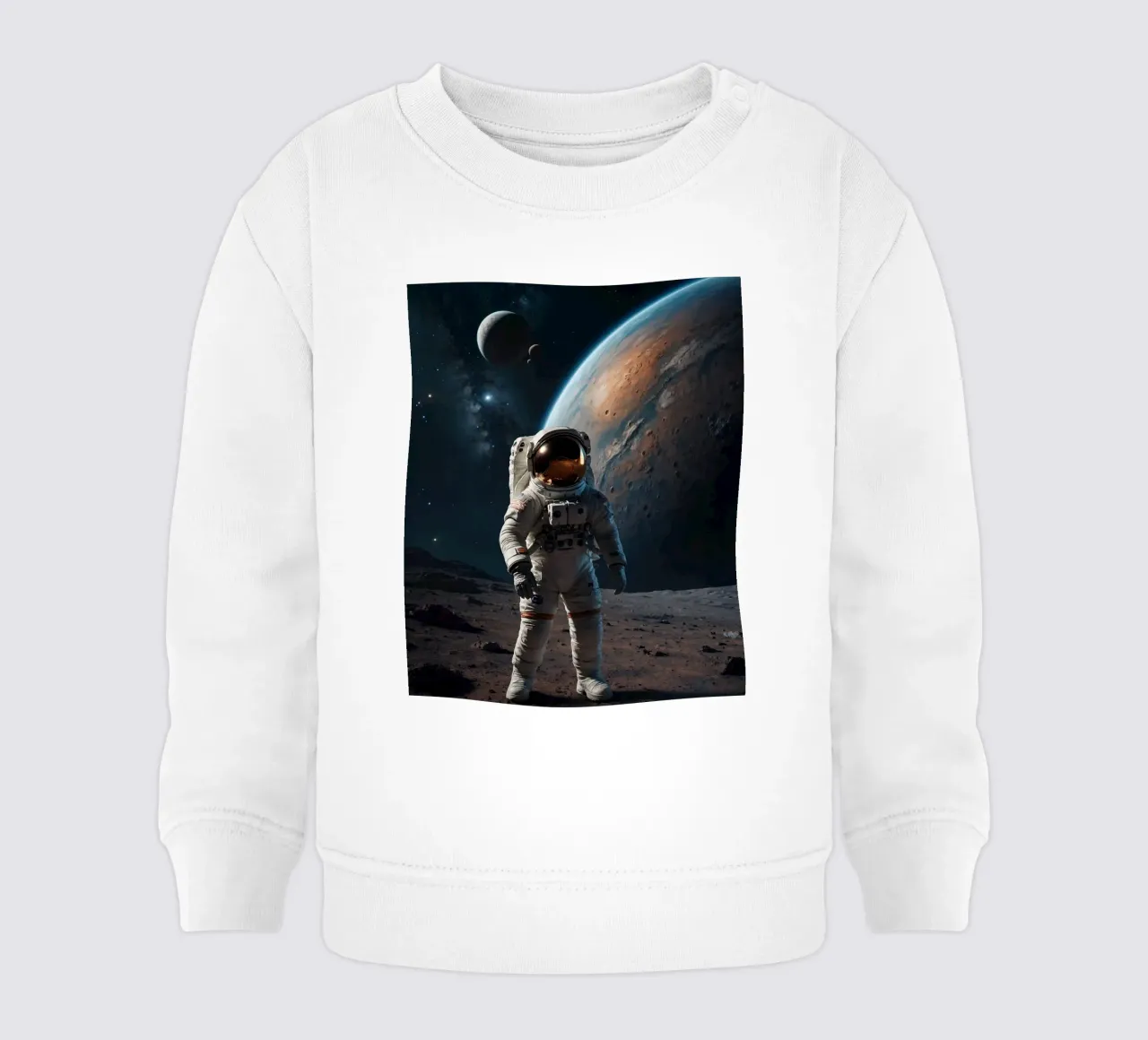 Exolune baby sweatshirt by Stellar Dream Art