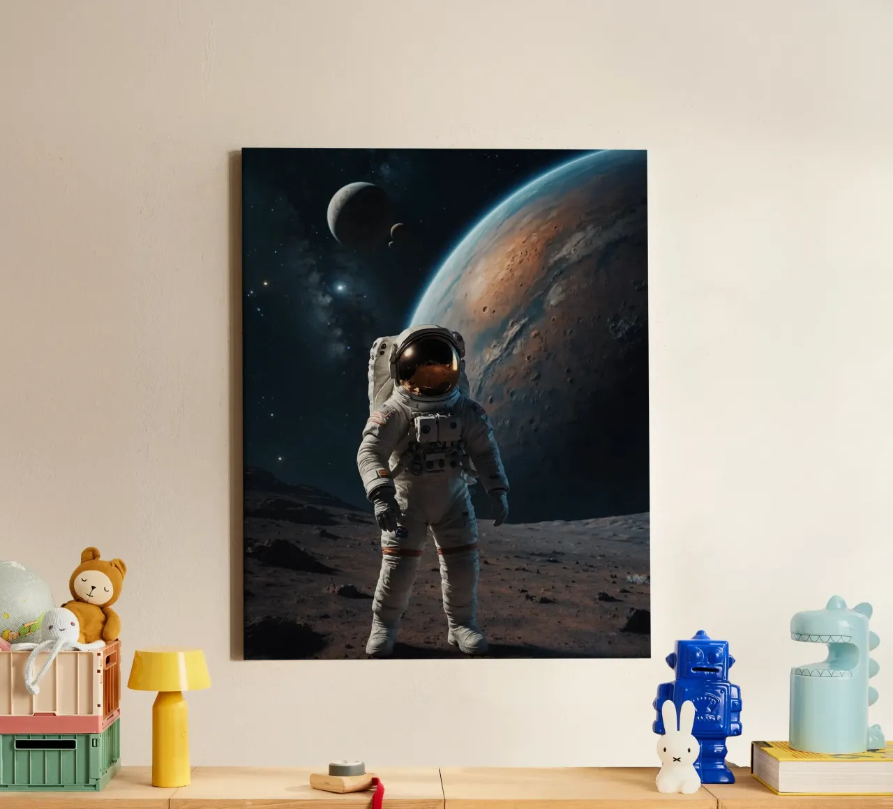 Exolune tela con Cornice a cassetta da Stellar Dream Art