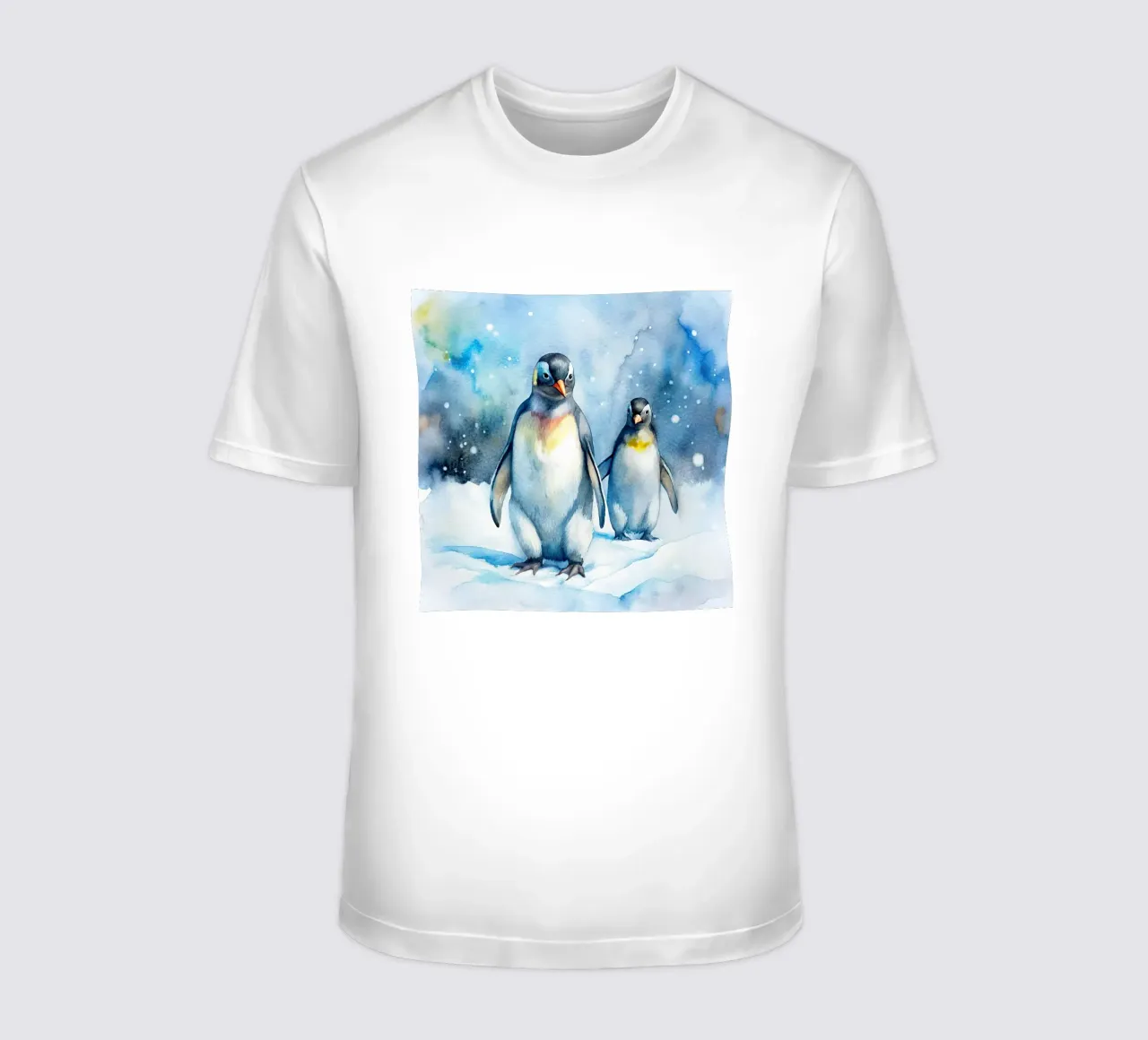 Pinguini ad acquerello t-shirt da 🎁 ARTVI-SHOP