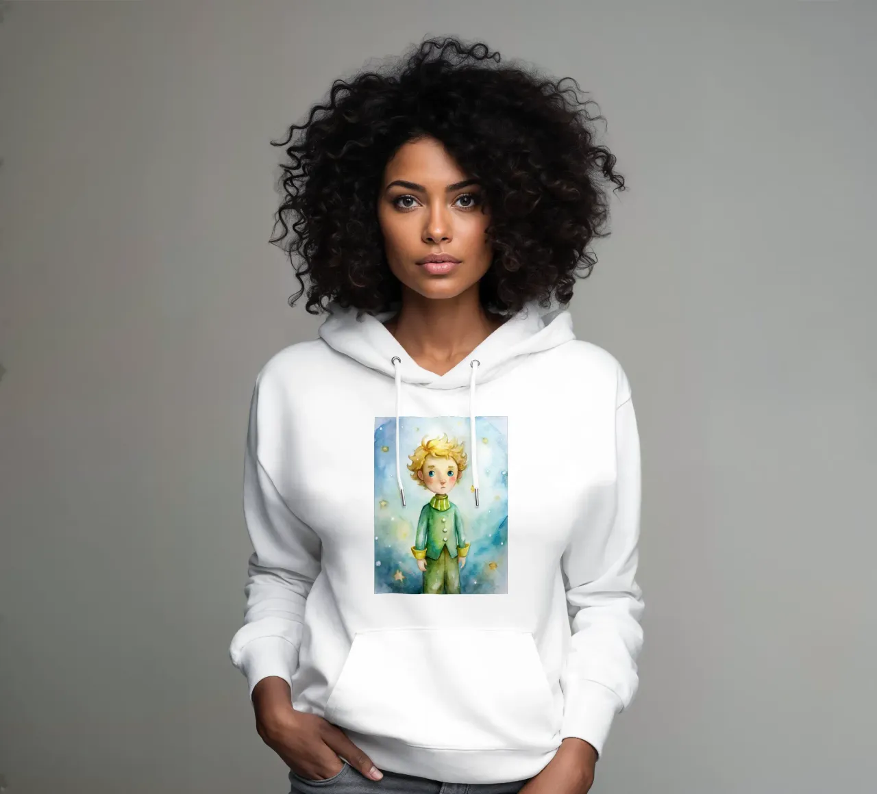 Il Piccolo Principe felpa con cappuccio da 🎁 ARTVI-SHOP