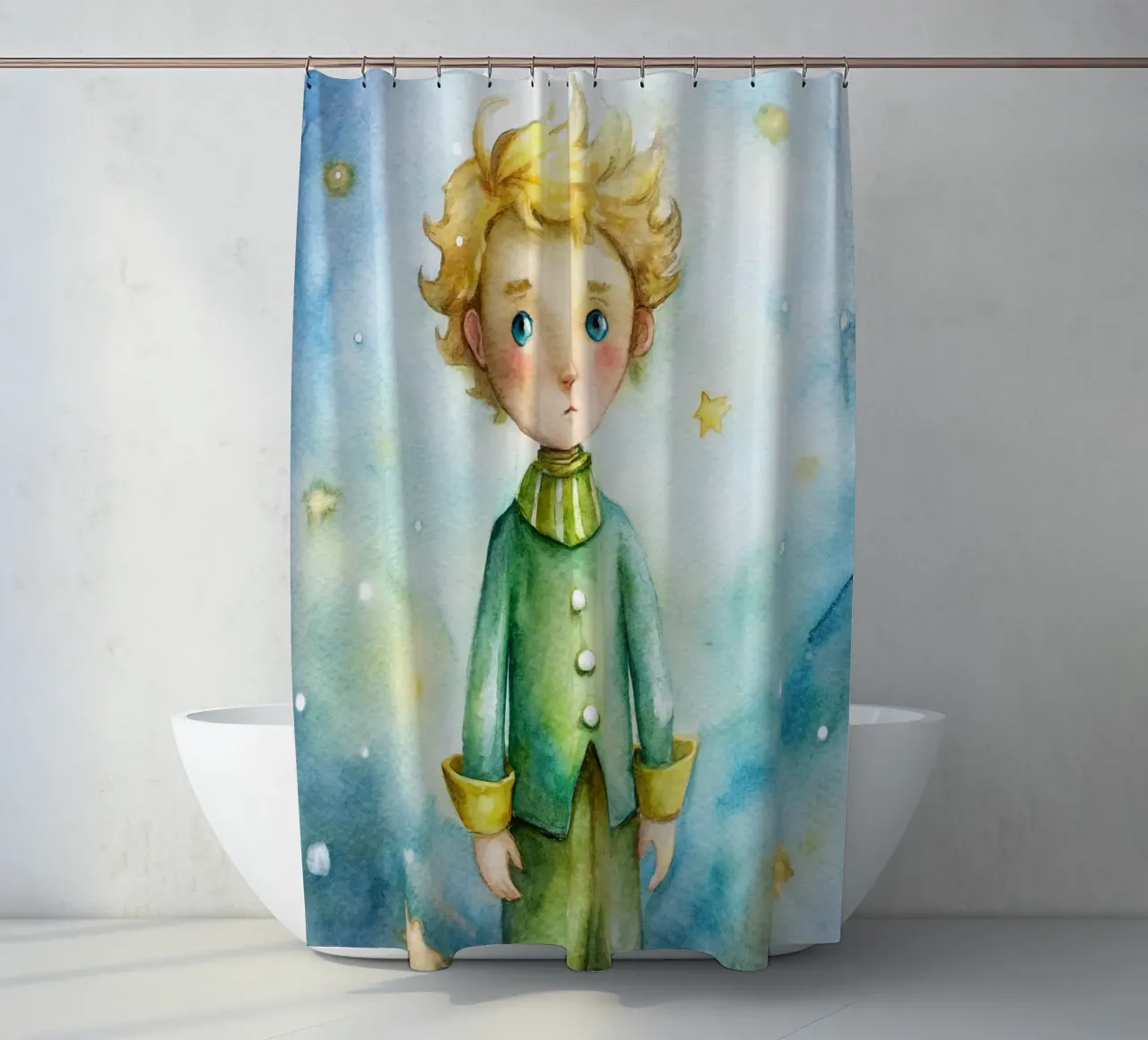 Der kleine Prinz Duschvorhang von 🎁 ARTVI-SHOP