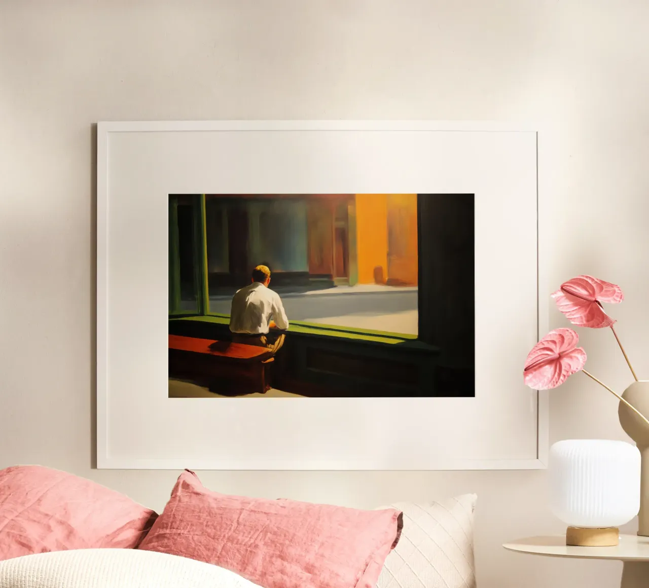 Aspettando il cambiamento | Ispirato a Edward Hopper poster da Autofocus