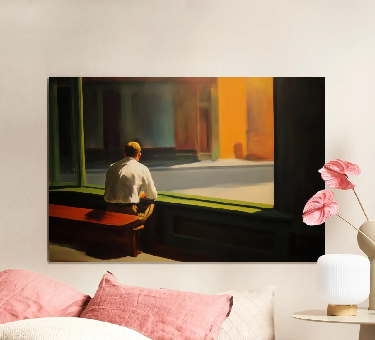 Aspettando il cambiamento | Ispirato a Edward Hopper poster da Autofocus