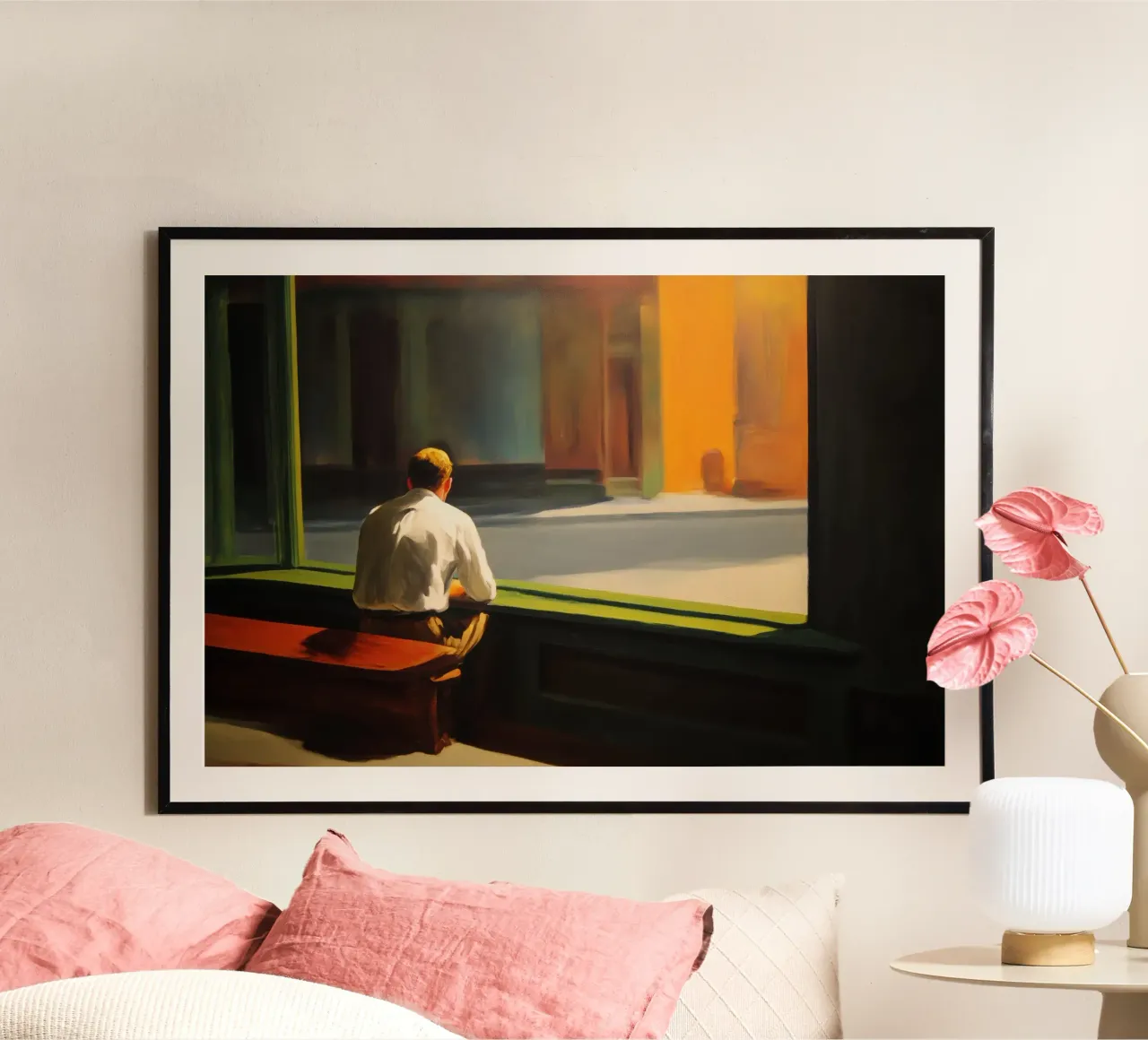 Aspettando il cambiamento | Ispirato a Edward Hopper poster da Autofocus