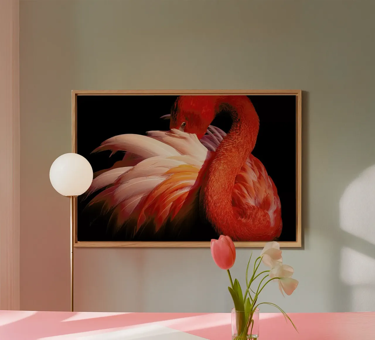 Flamingo - Makoto Nishikura alluminio dibond da Pictufy