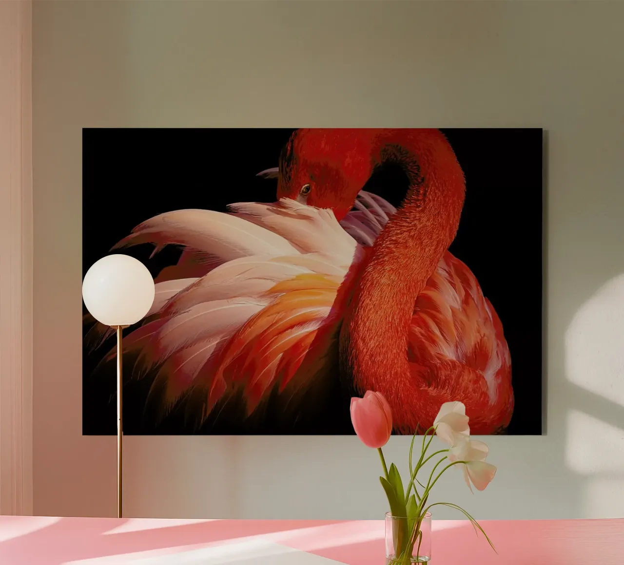 Flamingo - Makoto Nishikura alluminio dibond da Pictufy