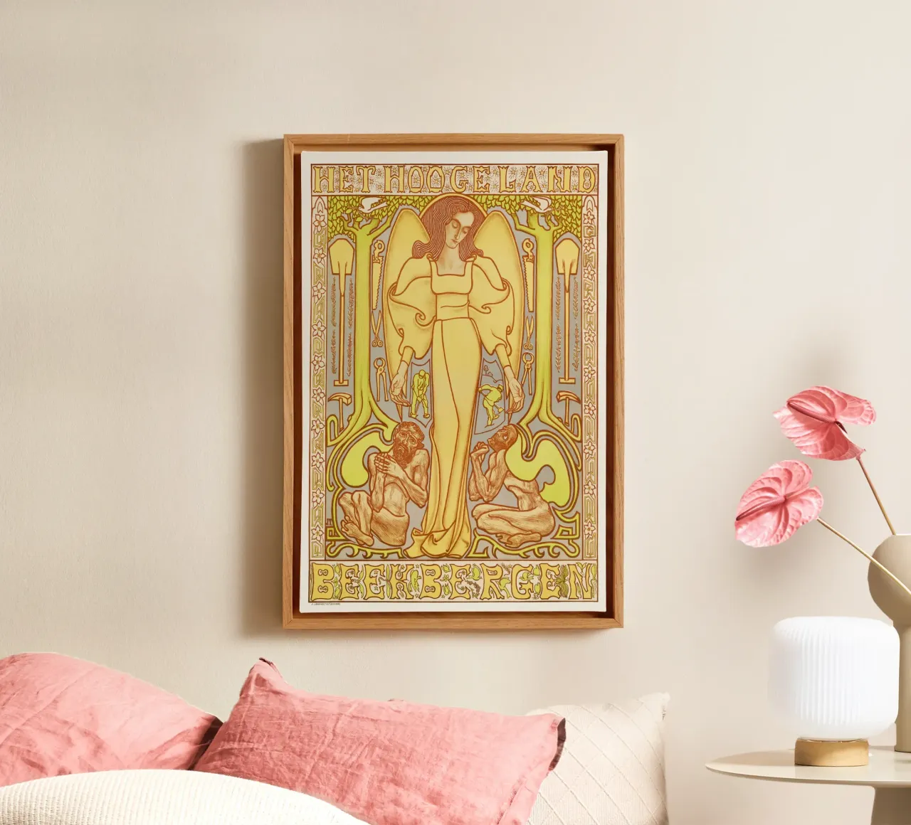 Jan Toorop - L'Hoogeland Beekbergen tela con Cornice a cassetta da Old Masters