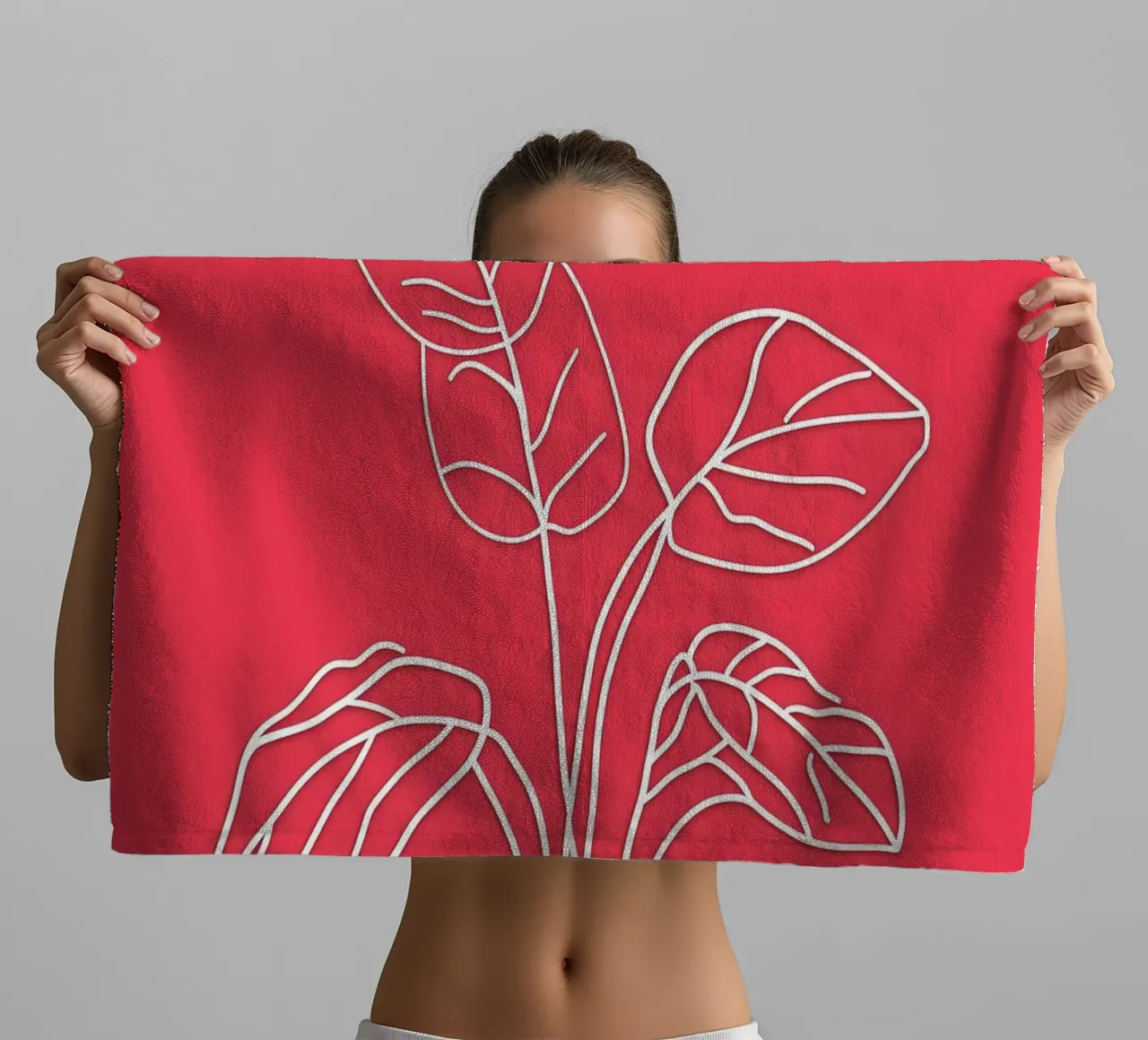 Schets fabriek badhanddoek van Justyna Jaszke JBJart