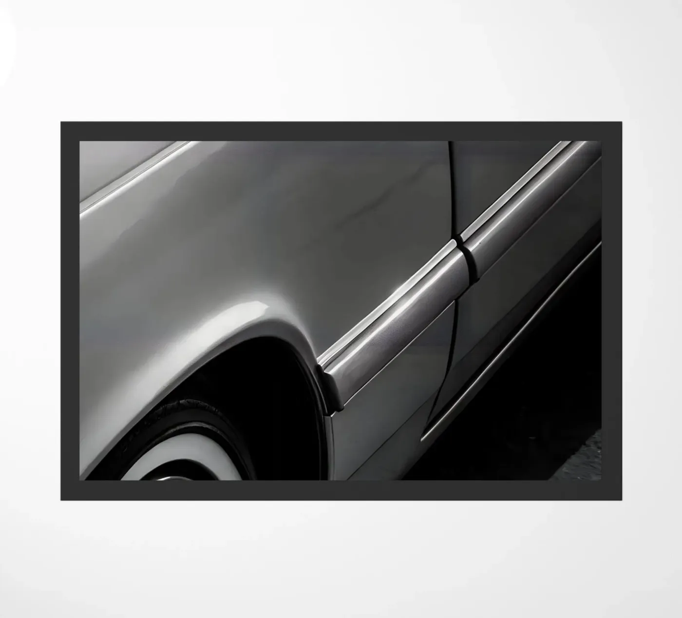 Monochrome Oldtimer Fußmatte von CAR EDITION