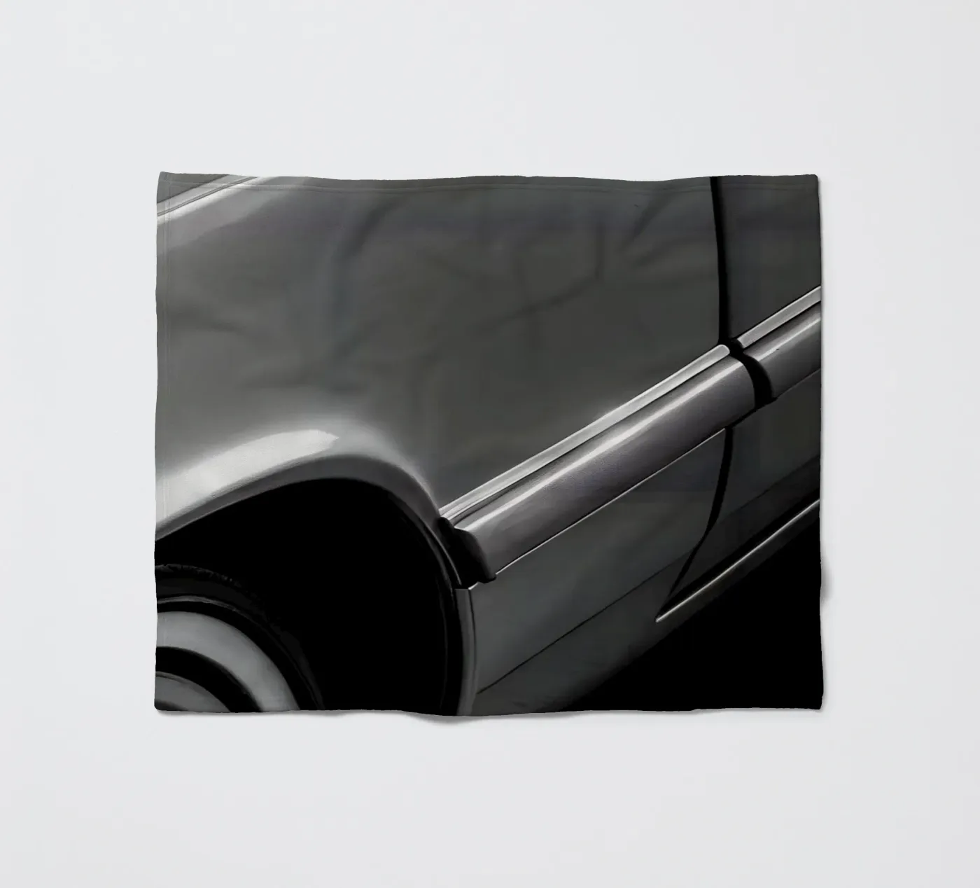 Monochrome Oldtimer Fleecedecke von CAR EDITION