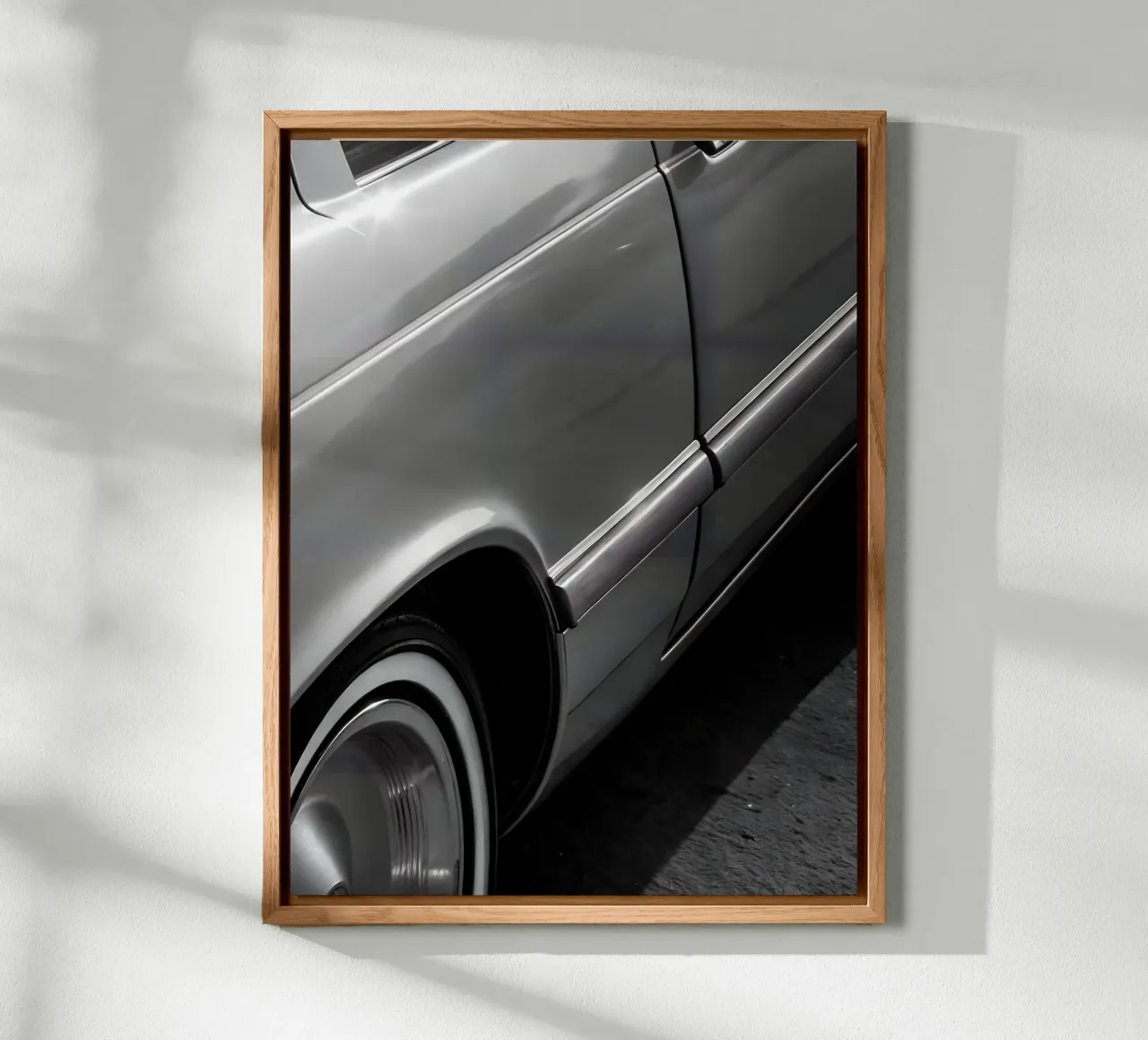 Auto d'epoca monocromatiche alluminio dibond da CAR EDITION