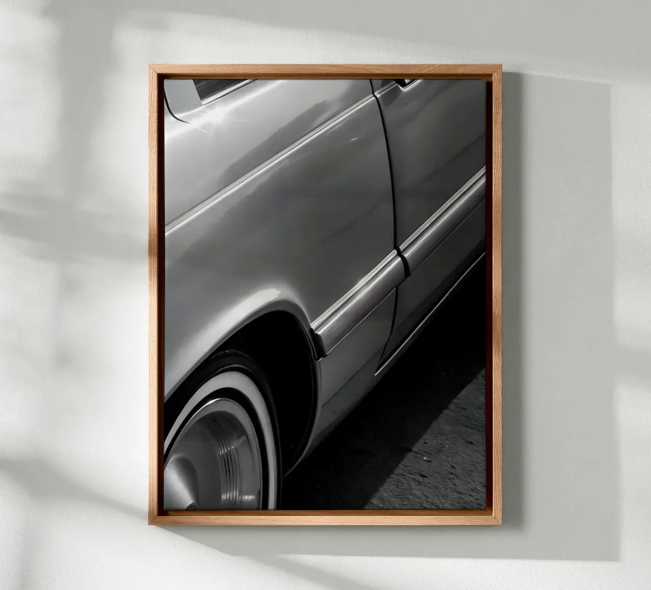 Auto d'epoca monocromatiche tela con Cornice a cassetta da CAR EDITION