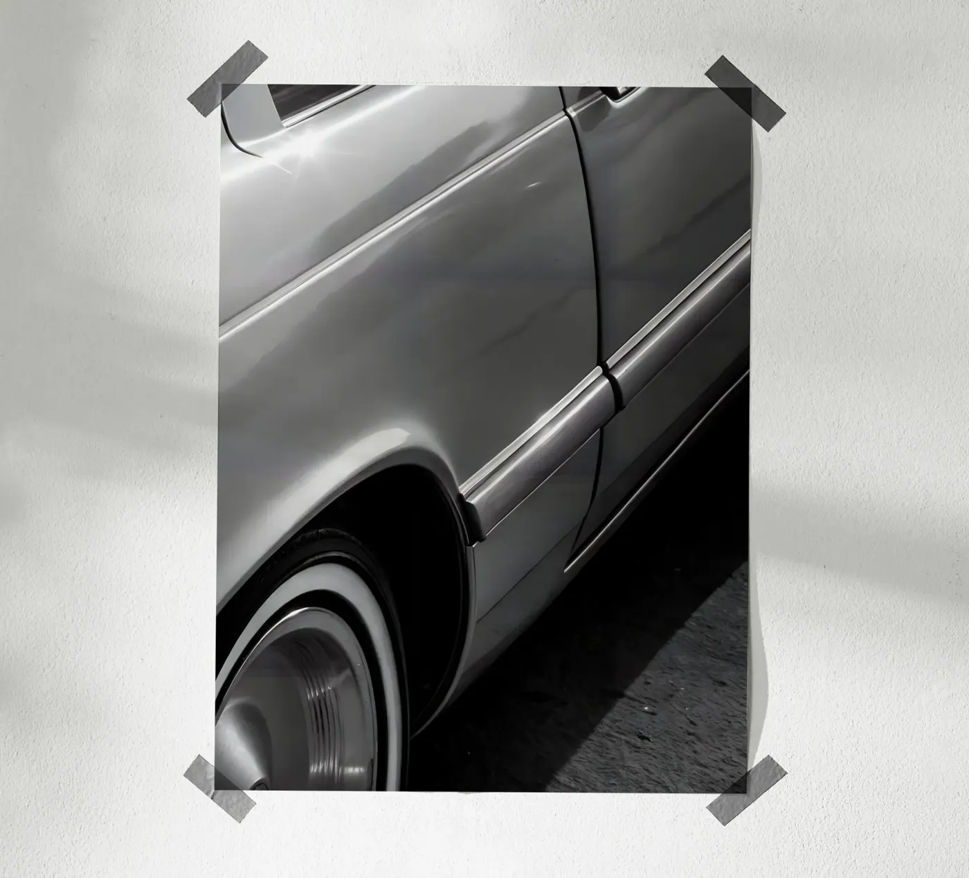 Monochrome Oldtimer Poster von CAR EDITION