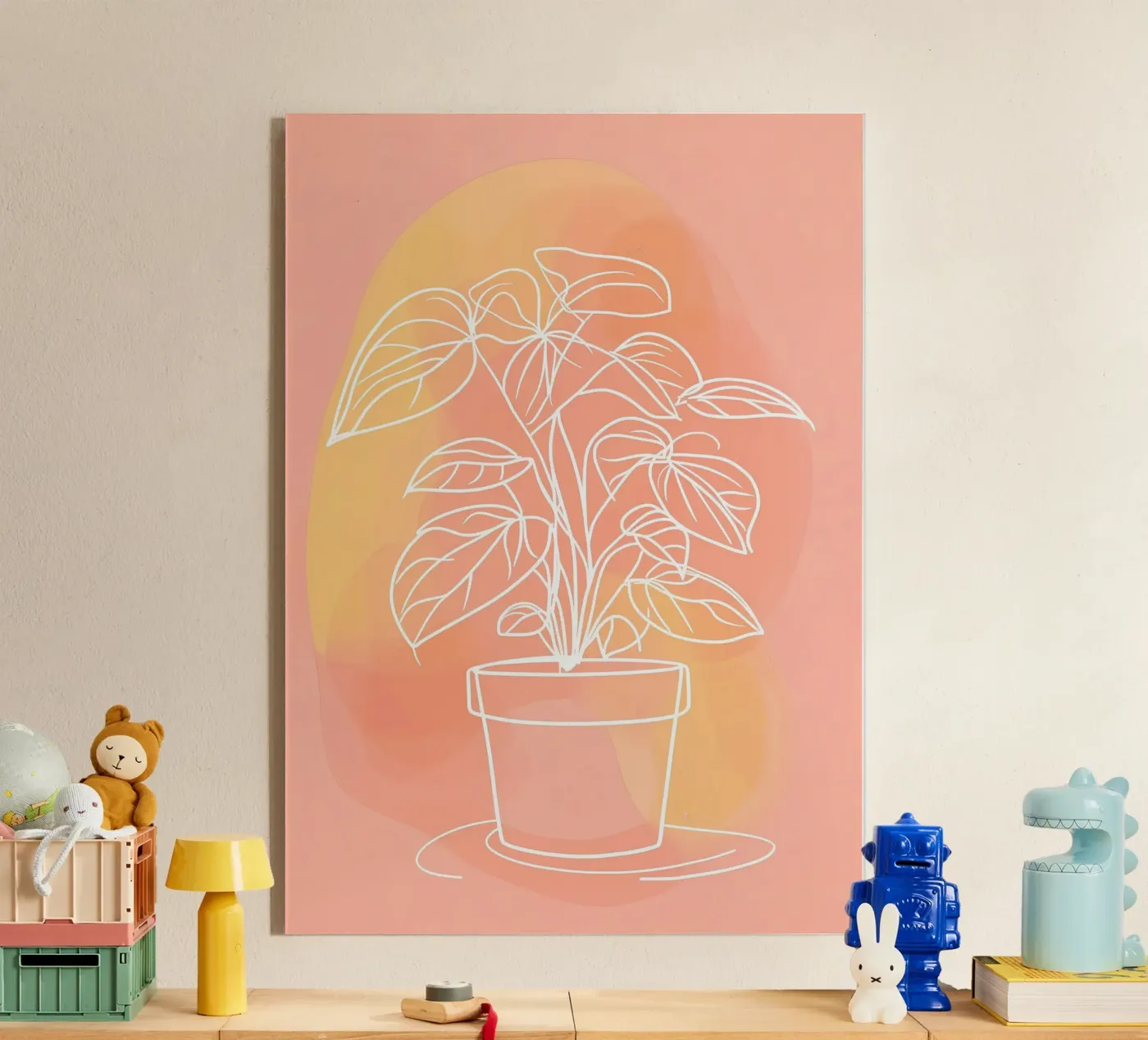 Pianta d'appartamento plexiglass da Justyna Jaszke JBJart