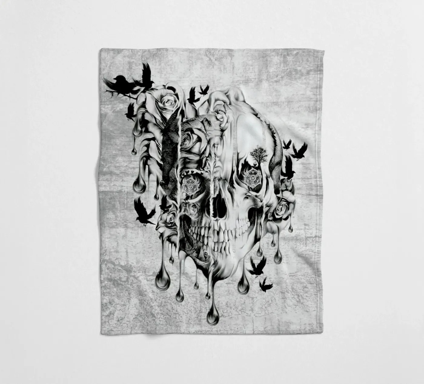 Beneath the surface Fleecedecke von Kristy Patterson
