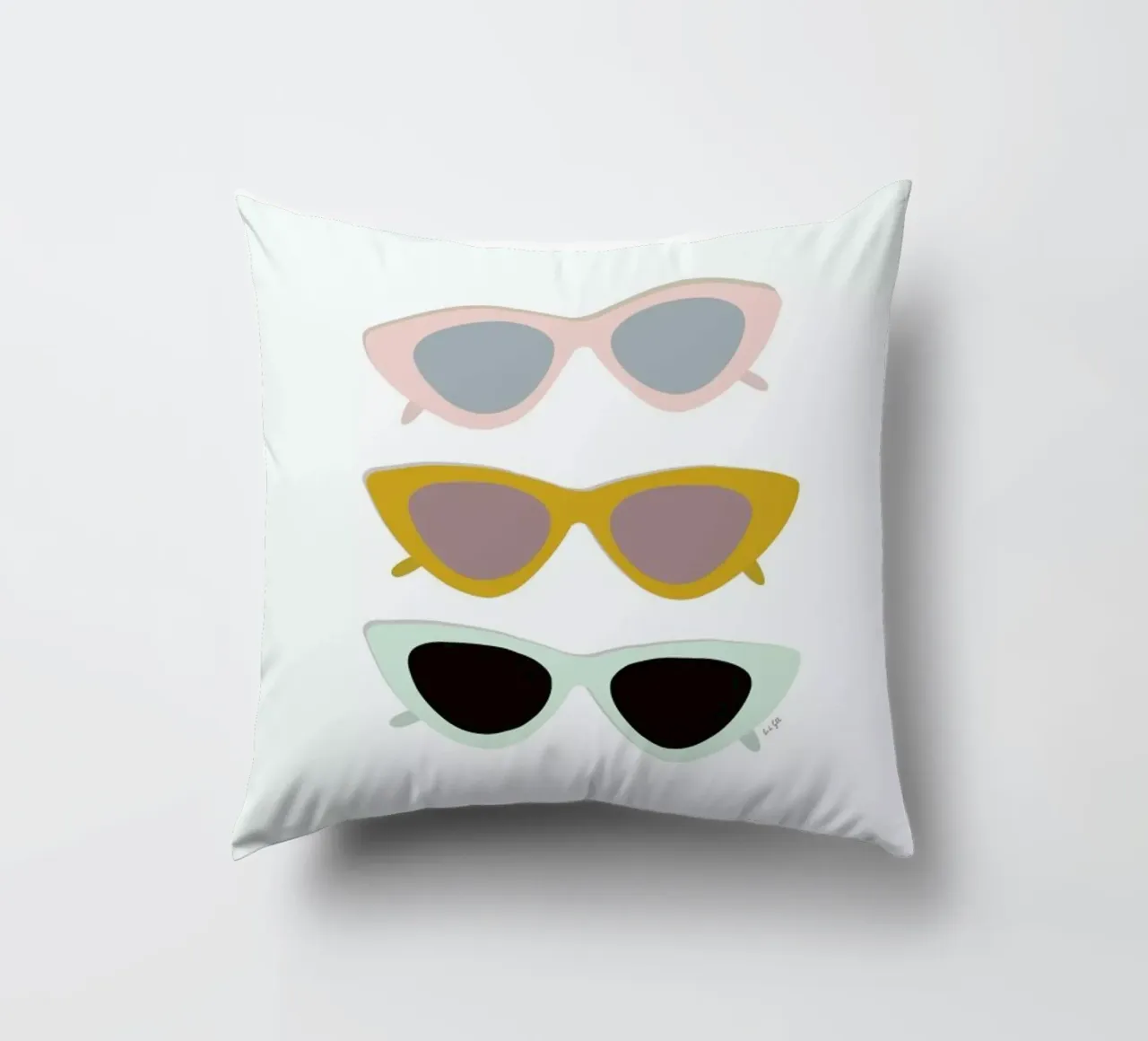 Cat Eye Sunglasses cuscino da Linda Gobeta