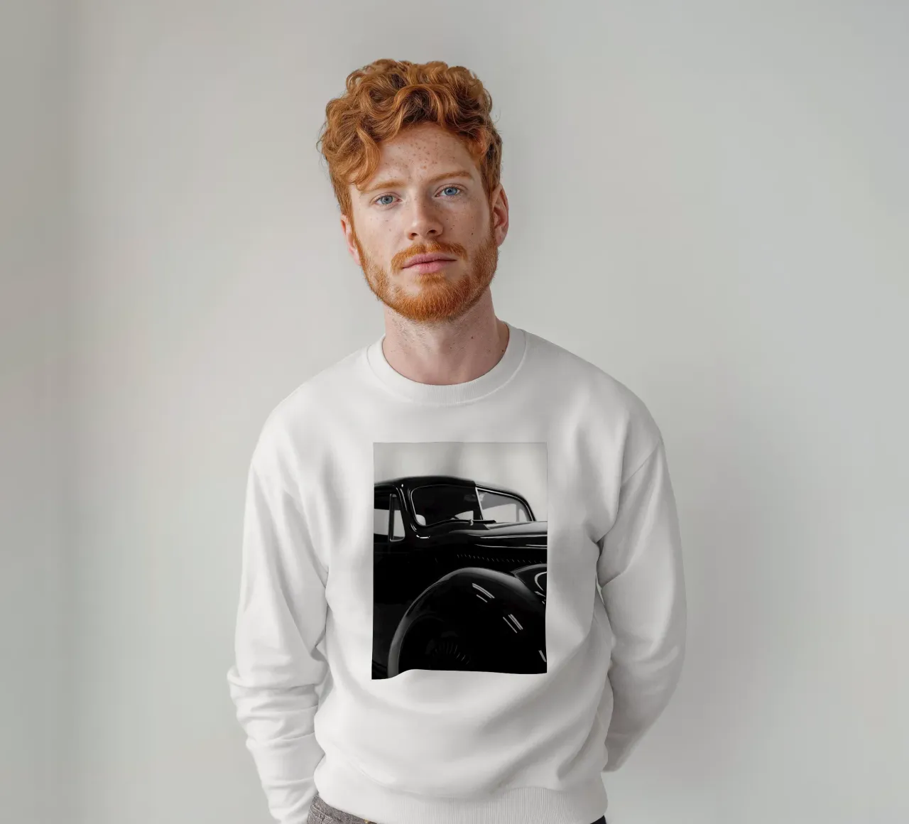 Auto d'epoca monocromatiche felpa da CAR EDITION