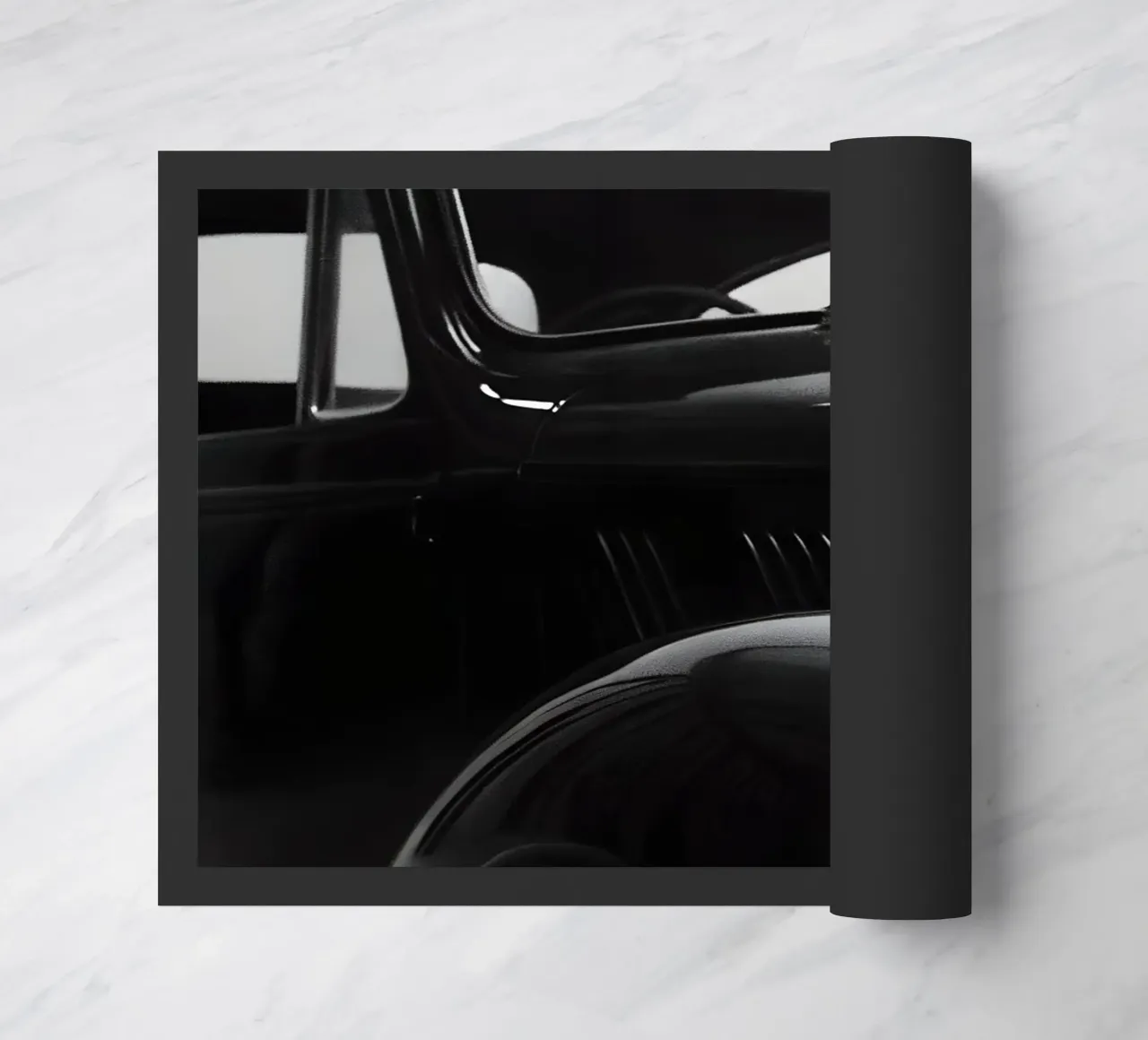 Auto d'epoca monocromatiche zerbino da CAR EDITION