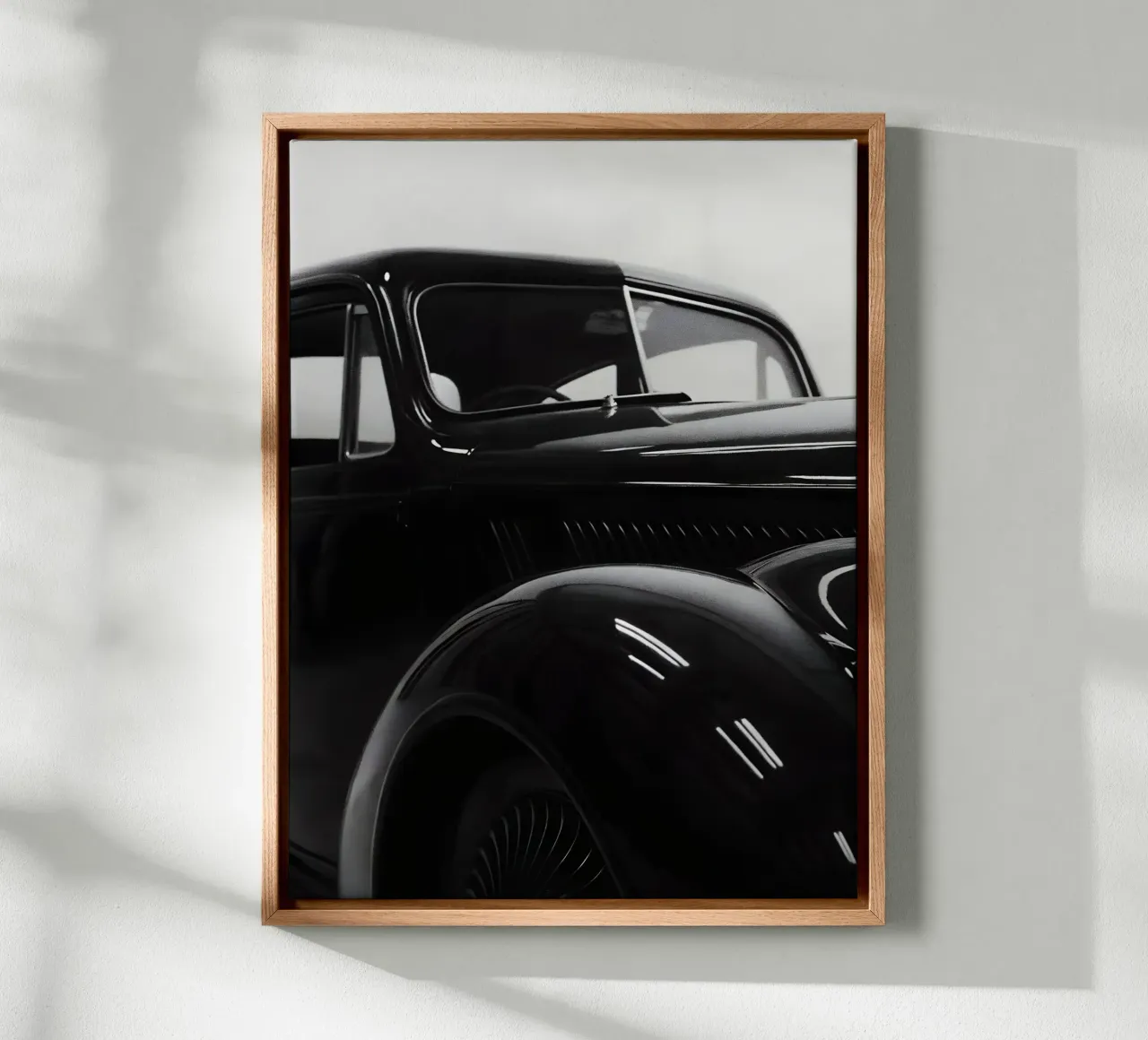 Auto d'epoca monocromatiche tela con Cornice a cassetta da CAR EDITION