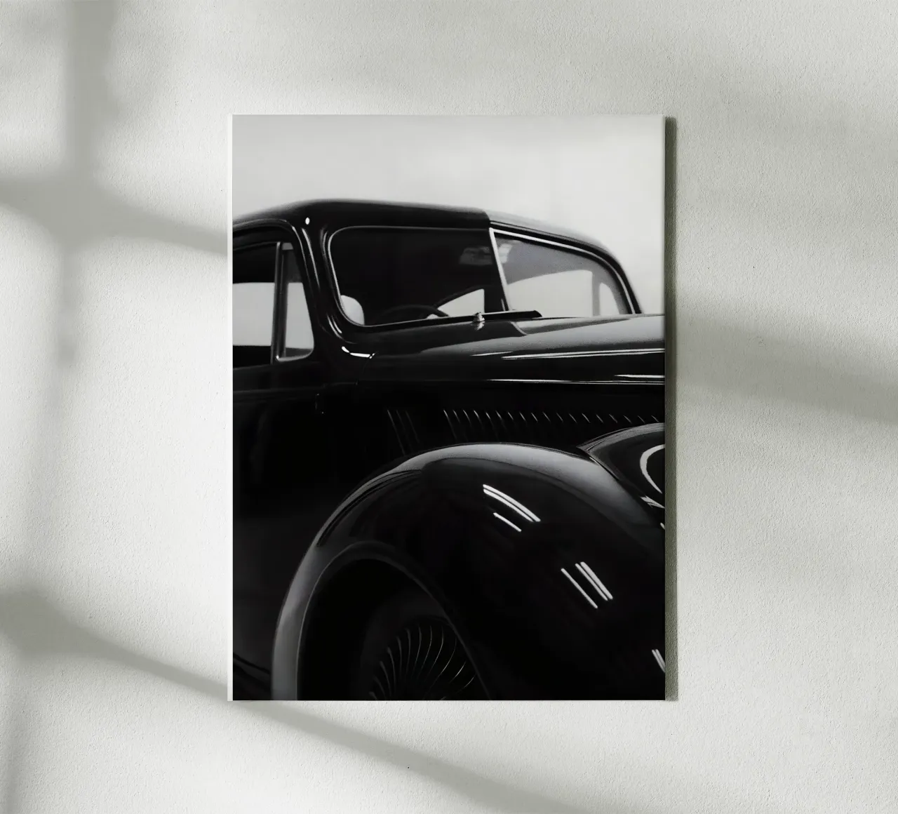 Auto d'epoca monocromatiche tela con Cornice a cassetta da CAR EDITION