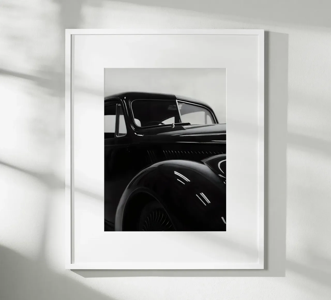 Monochrome Oldtimer Poster von CAR EDITION