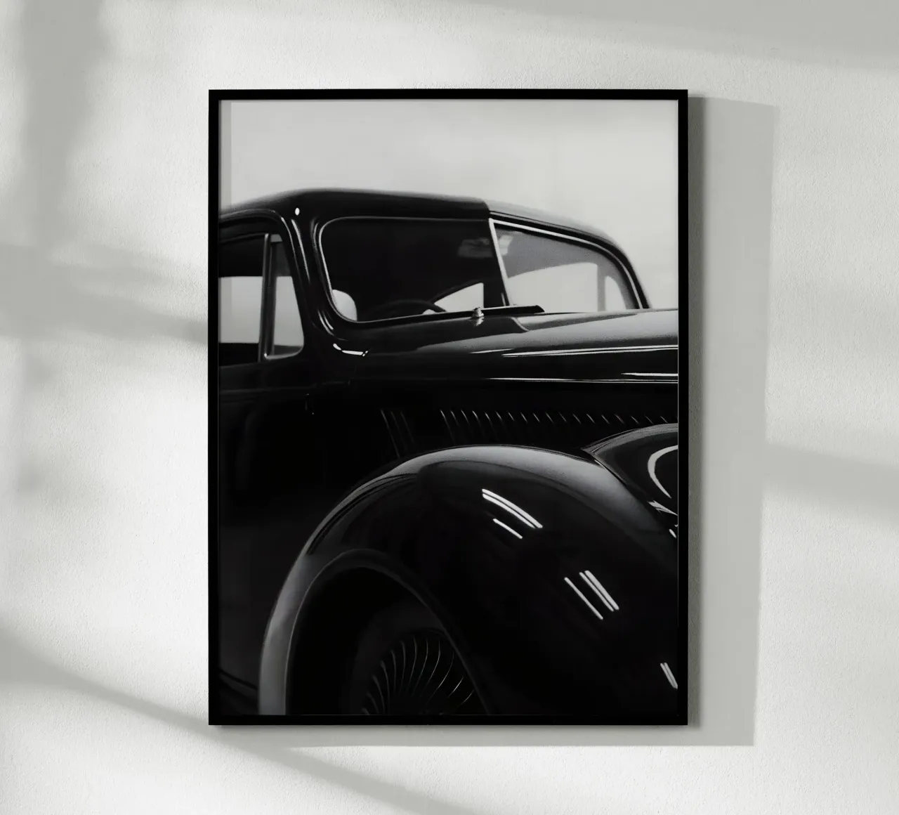 Monochrome Oldtimer Poster von CAR EDITION