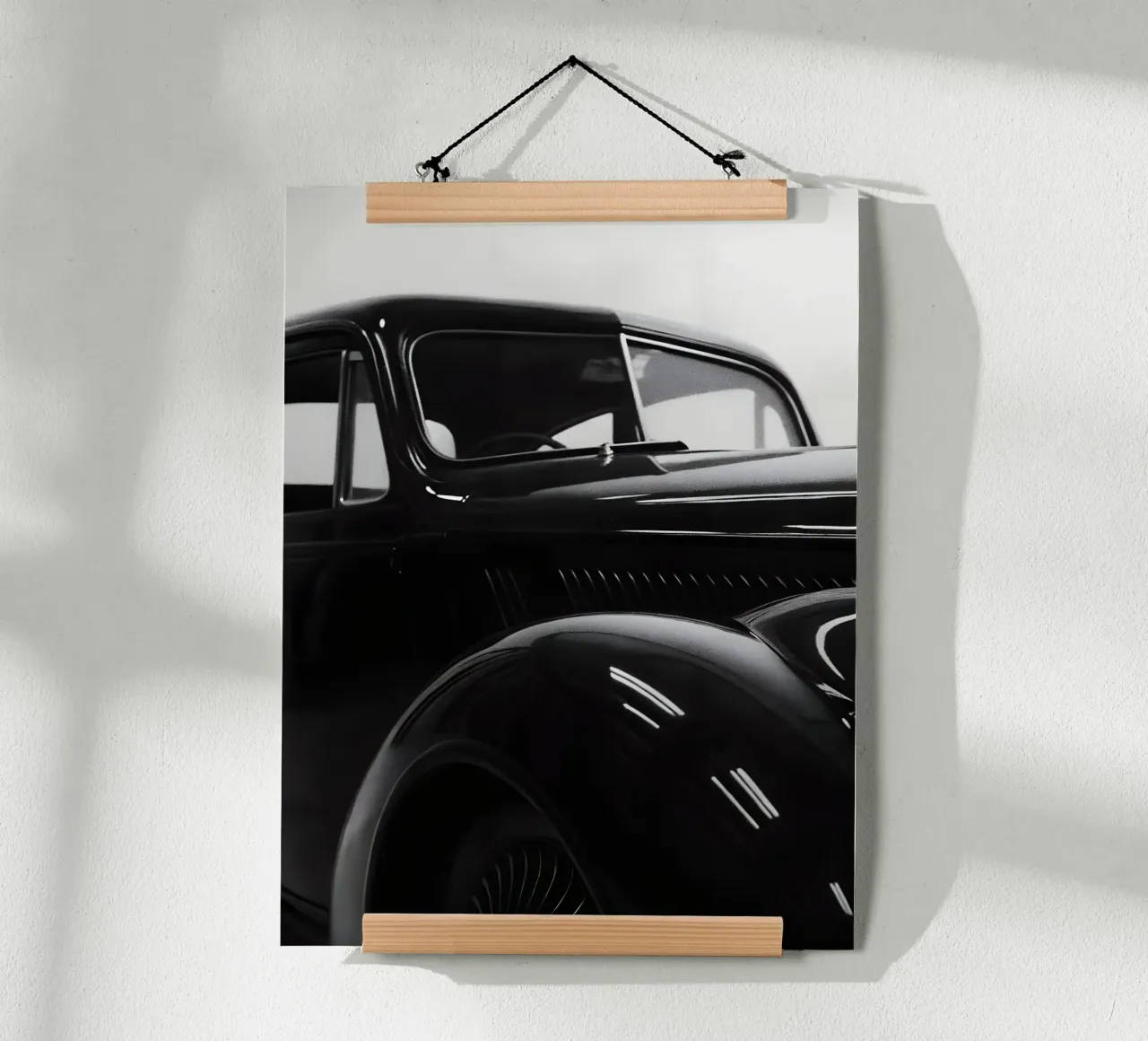 Monochrome Oldtimer Poster von CAR EDITION