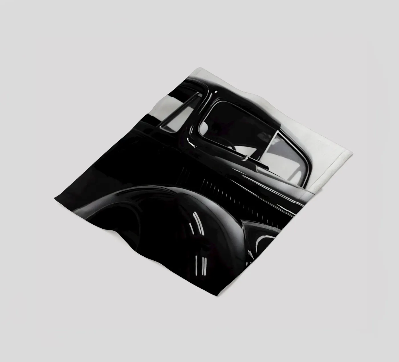 Monochrome Oldtimer Fleecedecke von CAR EDITION