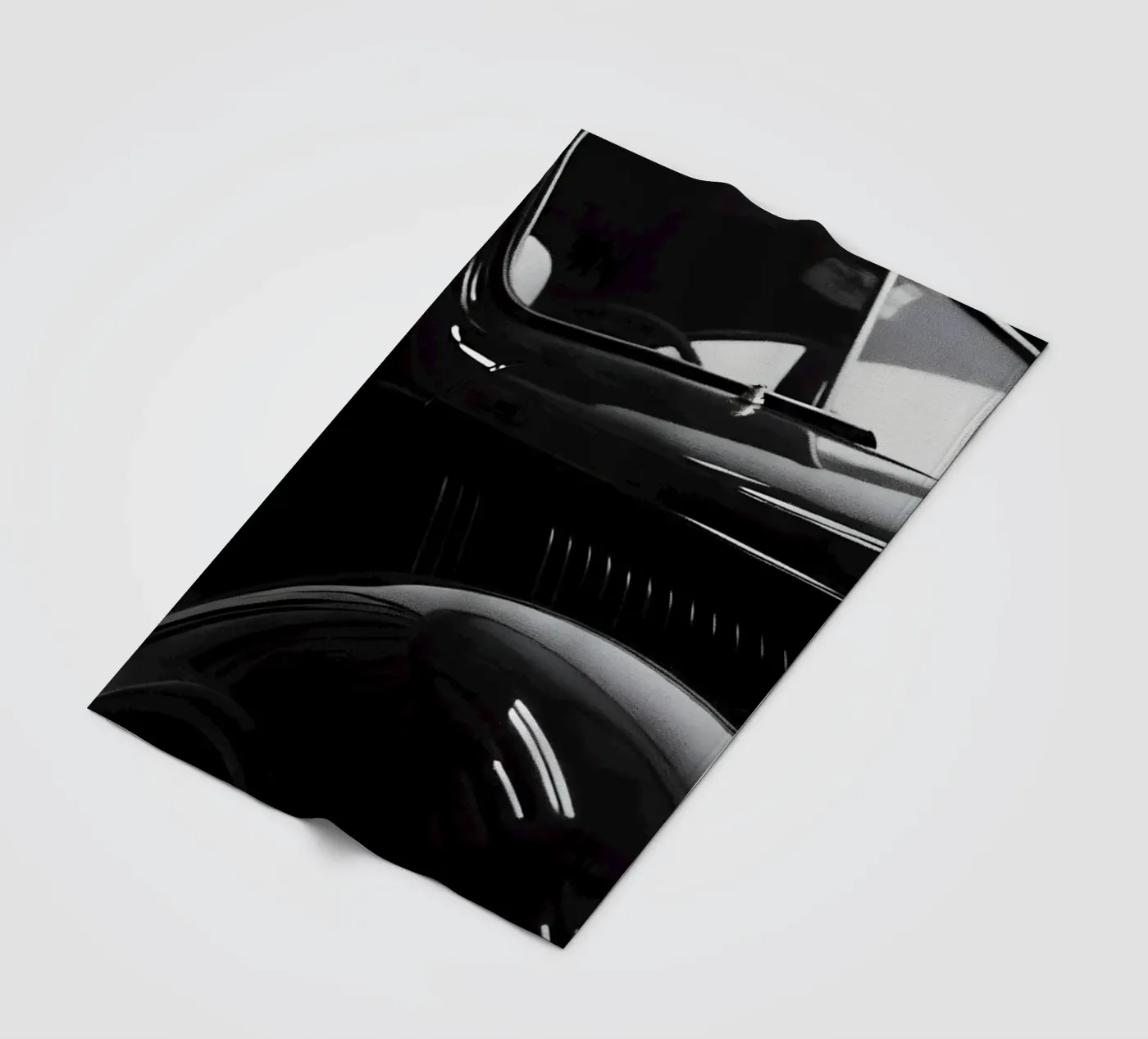 Monochrome Oldtimer Fleecedecke von CAR EDITION
