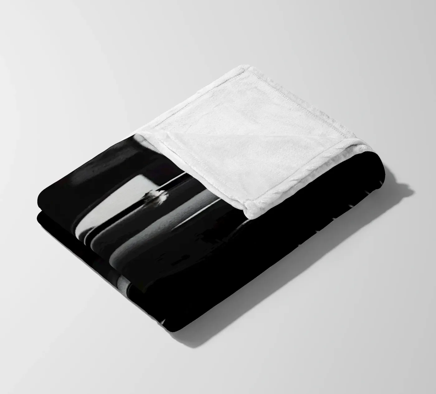 Monochrome Oldtimer Fleecedecke von CAR EDITION