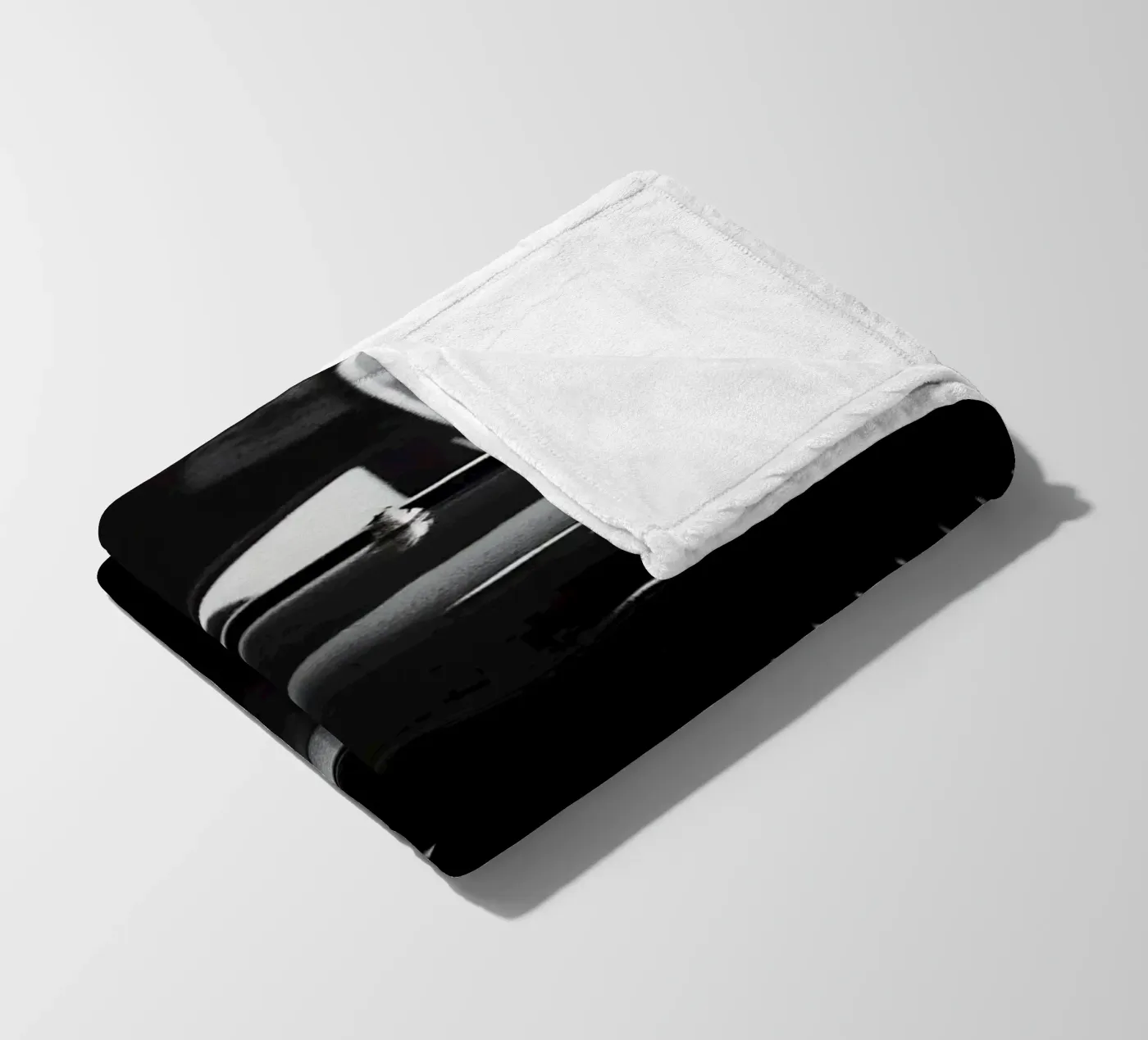 Monochrome Classic Cars Fleecedecke von CAR EDITION