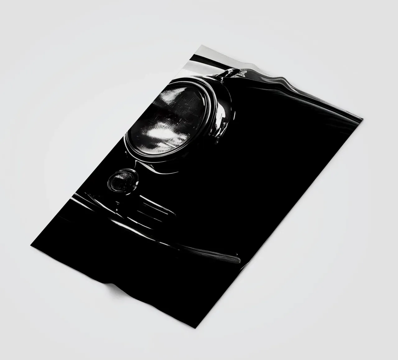 Monochrome Oldtimer Fleecedecke von CAR EDITION