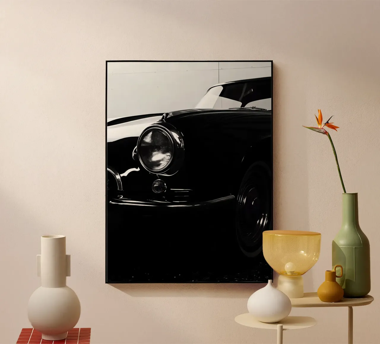 Auto d'epoca monocromatiche plexiglass da CAR EDITION