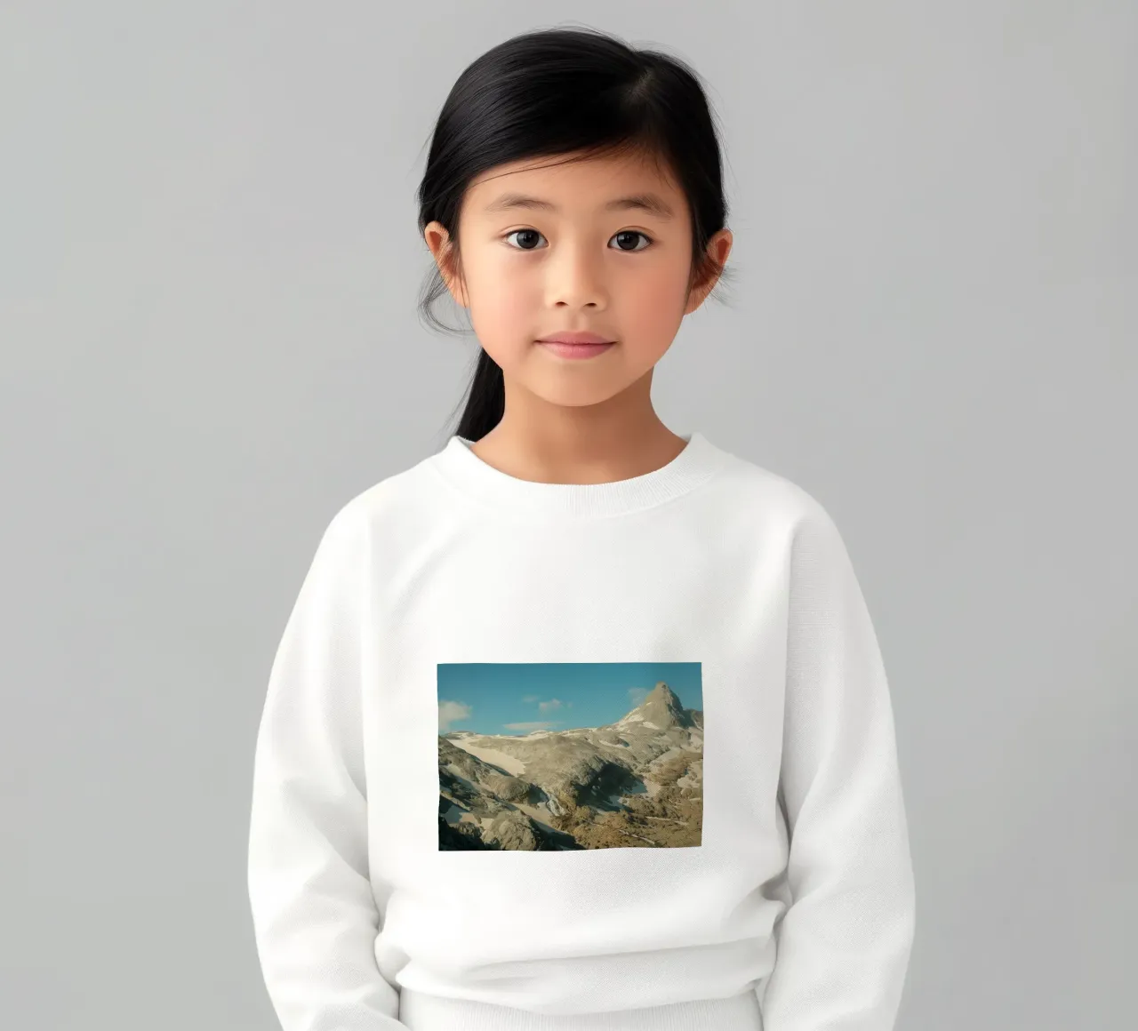Alpine Silence – Wildstrubel Massif felpa bambino da FujiSwiss