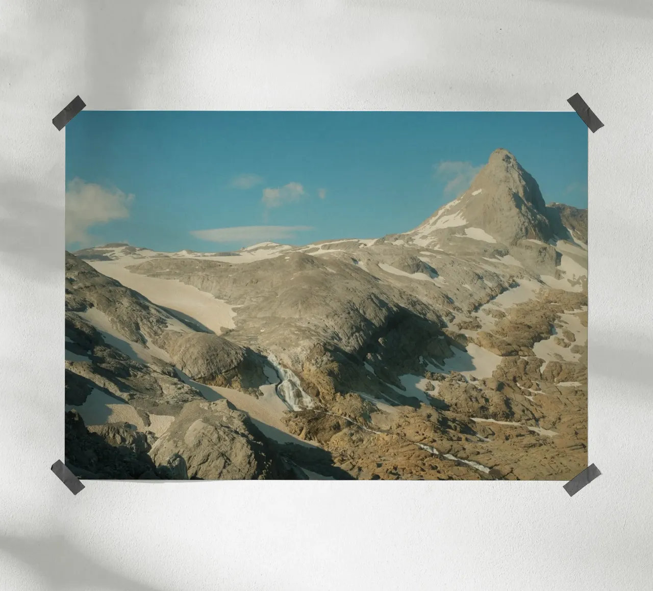 Alpine Silence – Wildstrubel Massif carta hahnemühle da FujiSwiss