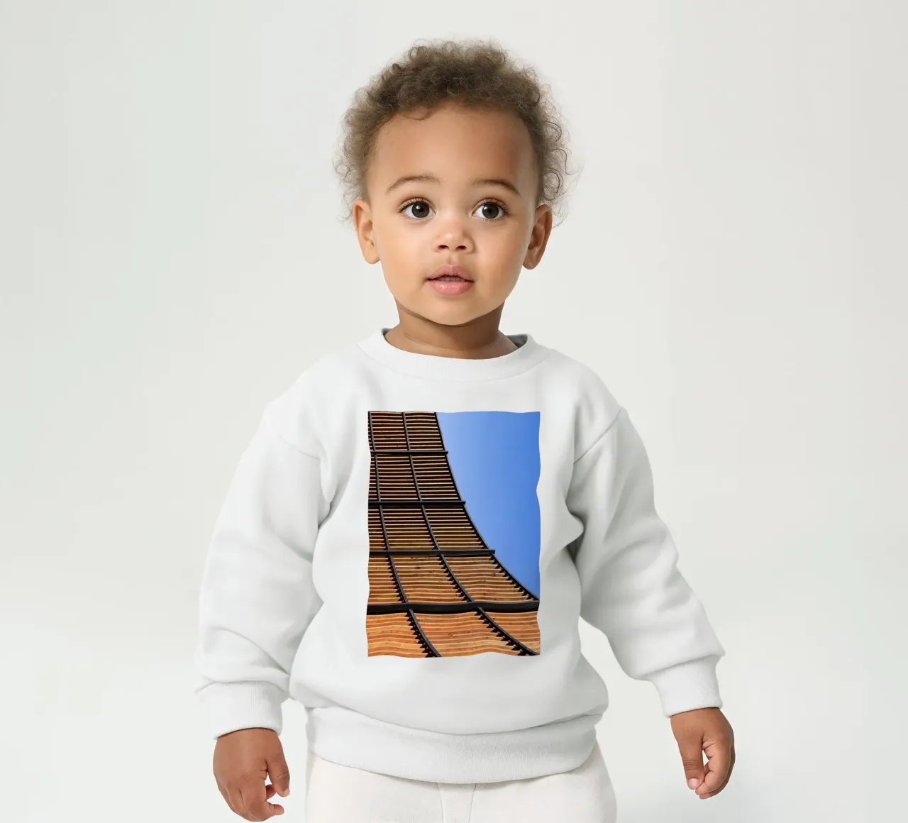 Curves baby sweatshirt by rafael campezato