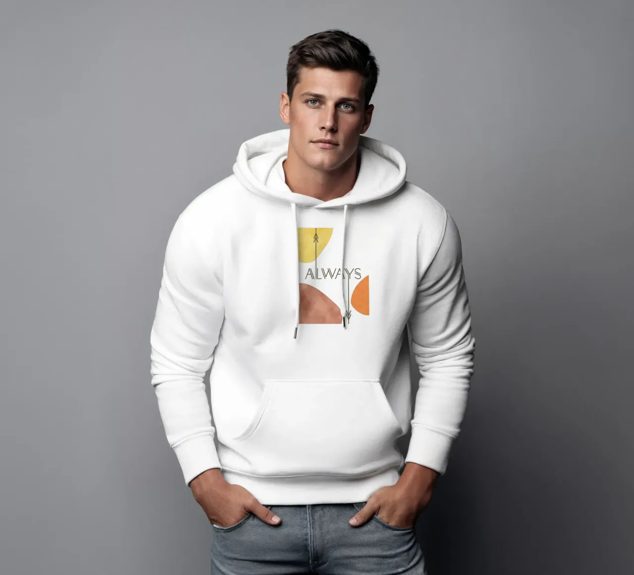 Always felpa con cappuccio da designdn