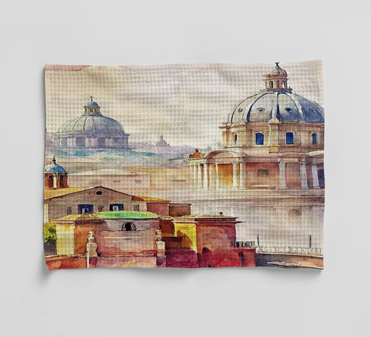 Eine Zeichnung von Rom Geschirrtuch von 🎁 ARTVI-SHOP
