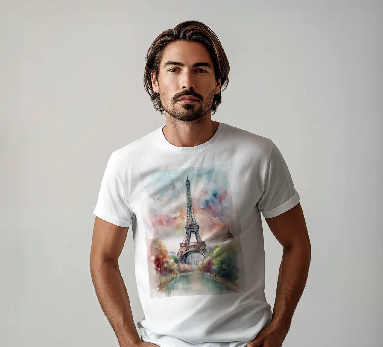 A Drawing of Paris t-shirt by 🎁 ARTVI-SHOP