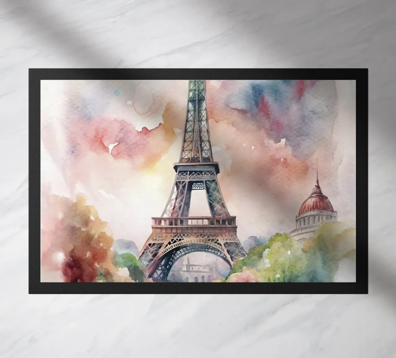 A Drawing of Paris doormat by 🎁 ARTVI-SHOP