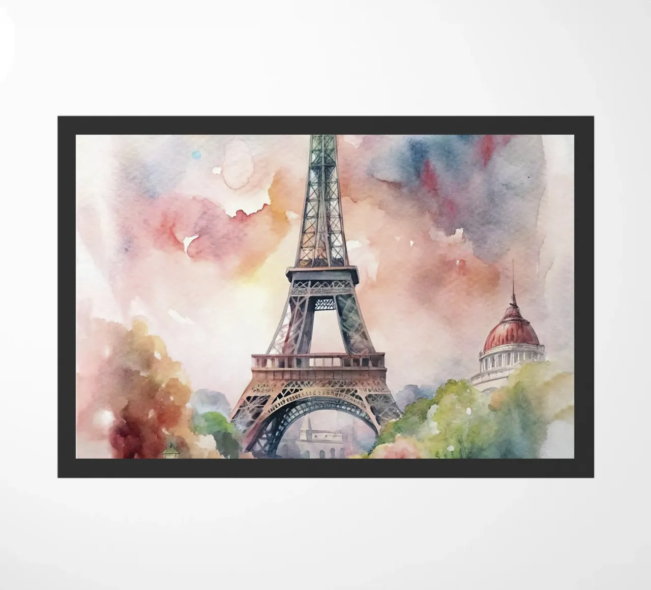 A Drawing of Paris doormat by 🎁 ARTVI-SHOP