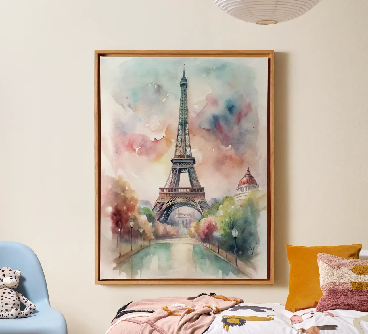 A Drawing of Paris canvas by 🎁 ARTVI-SHOP