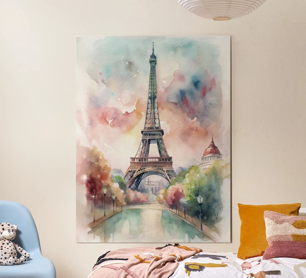 Eine Zeichnung von Paris Poster von ARTVI-SHOP
