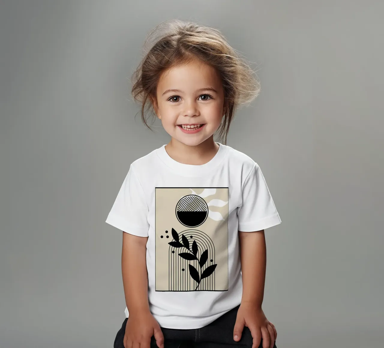 Abstrakte Minimalistische Kunst Kinder T-Shirt von James M Coyle