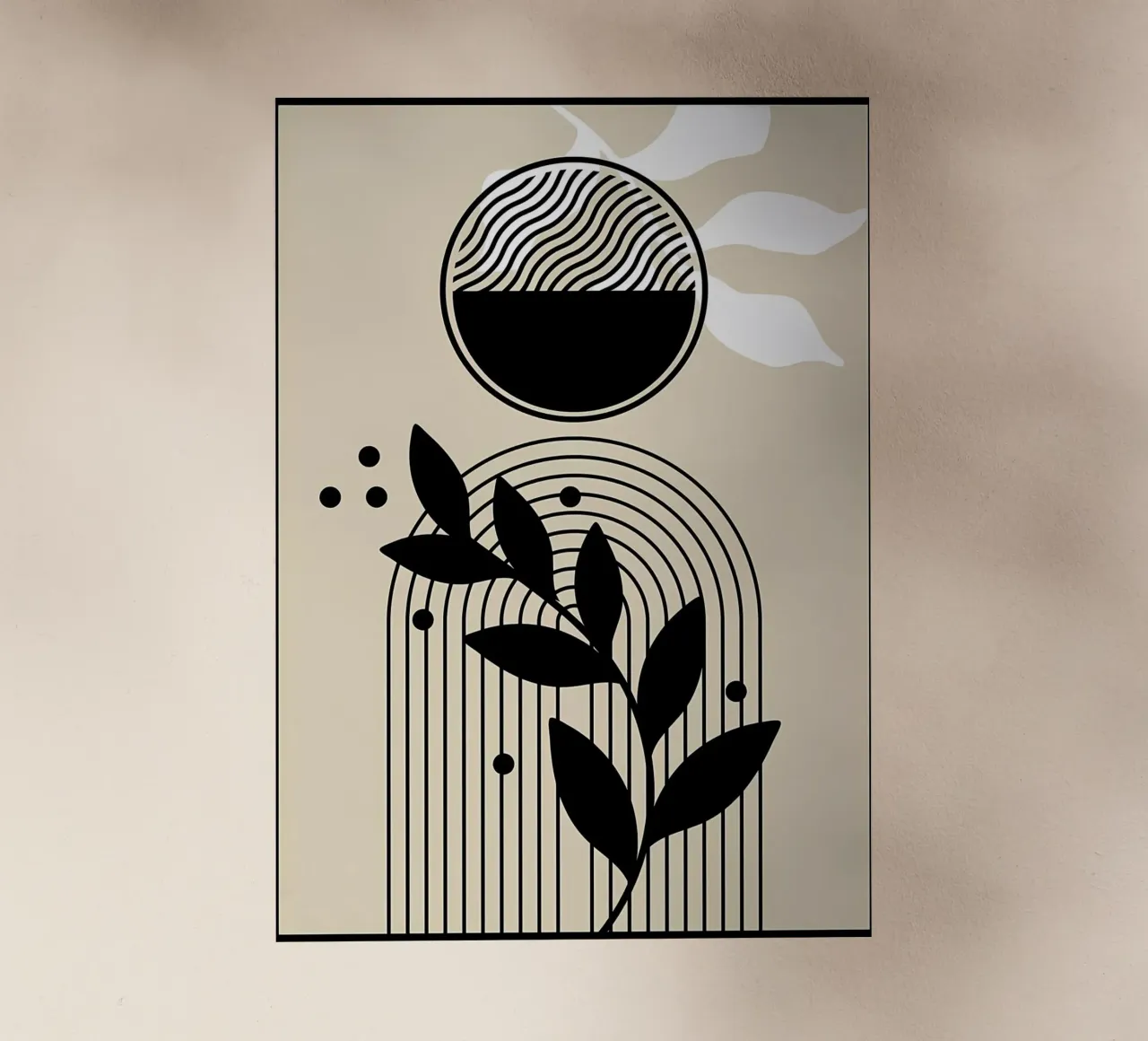Abstract Minimalist Art backlit film by James M Coyle
