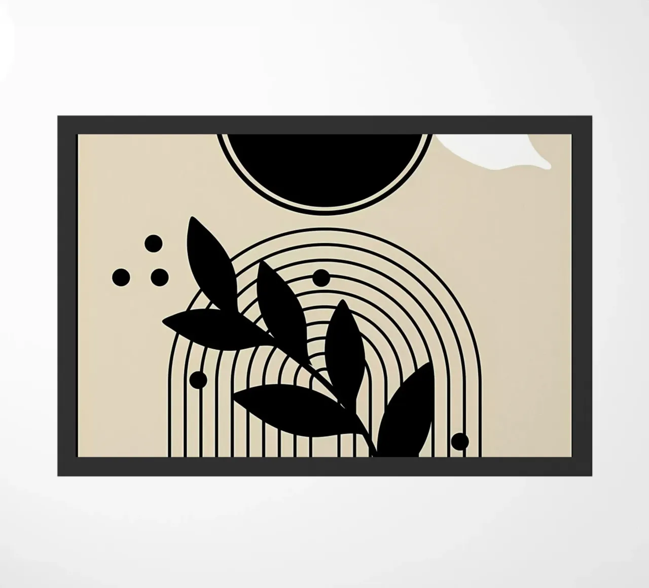 Abstract Minimalist Art doormat by James M Coyle