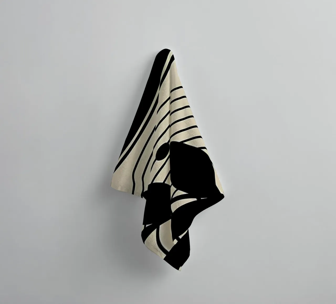 Abstract Minimalist Art towel by James M Coyle