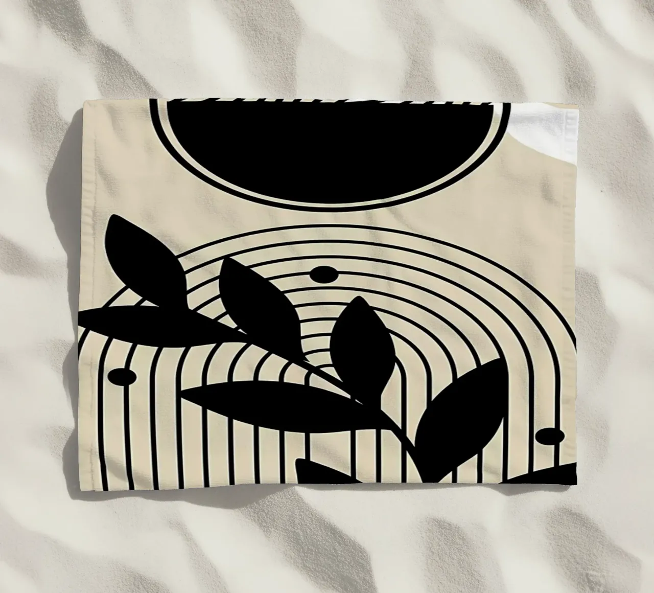 Abstract Minimalist Art beach towel by James M Coyle