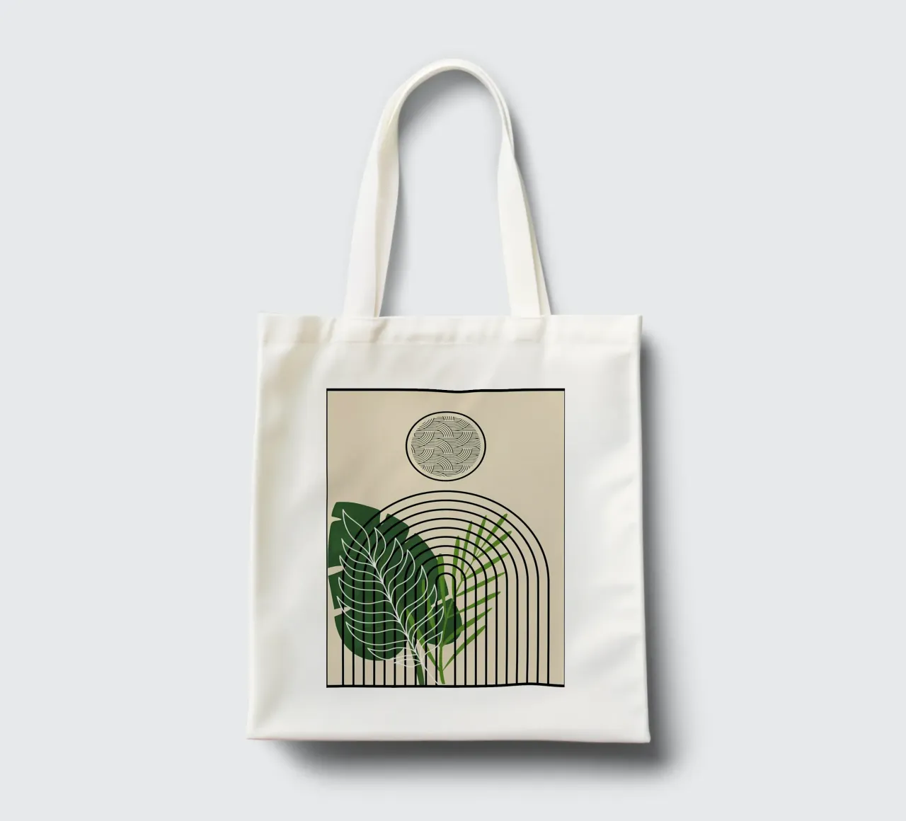Tropical Abstract Art Print tote bag by James M Coyle
